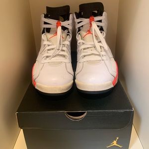 Air Jordan 6 Retro Infrared White Size 9